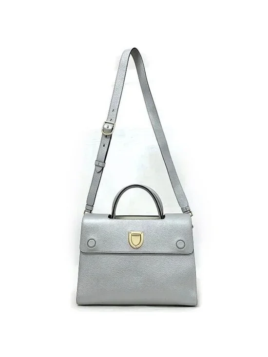 Dior 2-Way Bag Silver Gold - Picture 2 of 10